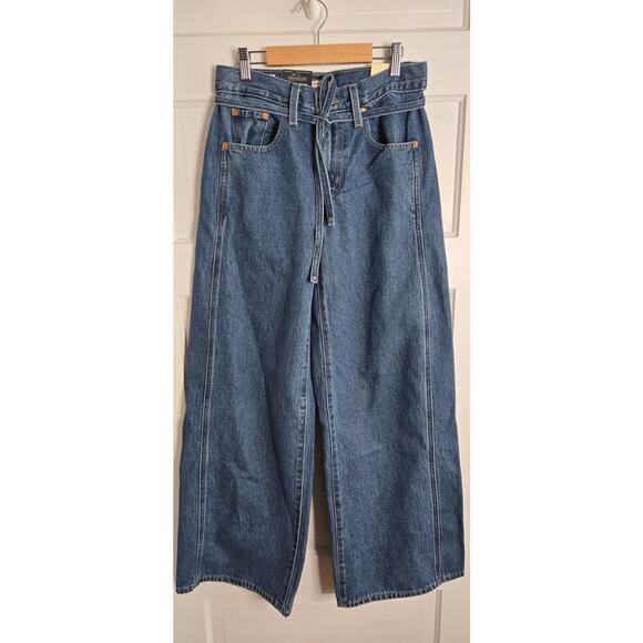 Free People x Levi's XL Baggy Straight Jeans NWT - Picture 2 of 6